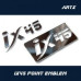artx lettering emblem no.10 hyundai santa fe dm 2012-14